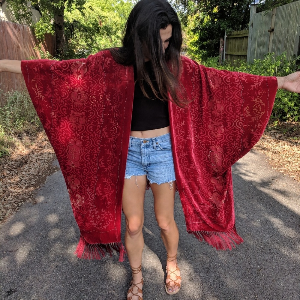 Vintage fring kimono